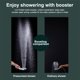 thumbnail image 4 of Matsuzay Cabezal de ducha de mano, 3 modos de aumento de presión, cabezal de ducha desmontable, lavable, rociador de baño con parada de una tecla, Juegos de accesorios de baño Plata Matsuzay HA011773-03, 4 of 6