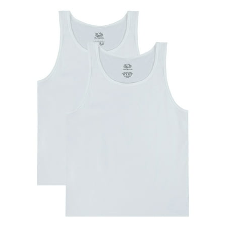 Fruit of the Loom Men's EverSoft Tank Tops, 2 Pack