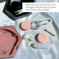 thumbnail image 4 of Color Sparkles Contact Lens Care Vision Care Nobleness Cute Contact Lens Cases Contact Lens Set Contact Lens kit Set Colored Contact Lenses for Women (Pink), 4 of 7
