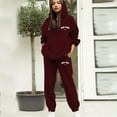 thumbnail image 2 of New York Womens Sweat Suits 2 Piece Set 2026 Fall Winter Trendy Hoodie and Jogger Sweatpants Matching Set Streetwear, 2 of 4