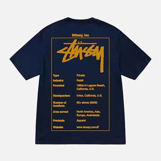 Camisetas Stussy de manga corta para hombre y mujer, marca de moda de verano Camisetas Stussy de calle holgadas y versátiles de puro algodón para parejas, tendenciabeis 1