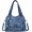 Blue, variant on Crossbody City Bag for Women Large Retro Washed  Slouchy Bags  Y2K Handbag Studded Tote Purse