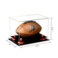 thumbnail image 2 of Clear Acrylic Mini - Miniature (not Full Size) Football Display Case with Orange Risers (A005-OR), 2 of 6