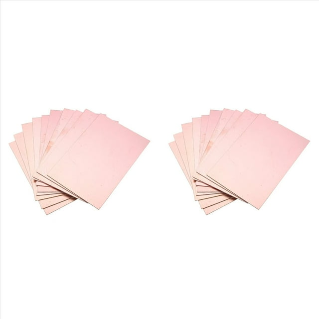 20pcs 10x15cm Placa PCB de Cobre de Doble Cara FR4 Placa de Fibra de Vidrio