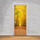 thumbnail image 5 of Adhesivo para puerta (hojas amarillas) efecto 3D para decoración de pared, sala de estar, cocina, dormitorio, baño, papel pintado 77X200cm, 5 of 5