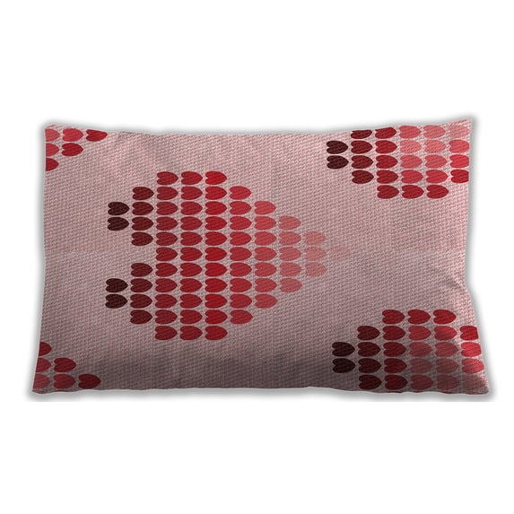 Ahgly Company Indoor Rectangular Contemporary Lumbar Throw Pillow, 13 inch by 19 inch