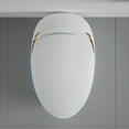 thumbnail image 2 of Unique Smart Toilet with Bidet Built In, Intelligent One Piece Toilet For Modern Bathroom, Auto Open/Close Seat, Foot Sensor, LED Display,Night Light, Warm Water & Dryer,White, 2 of 6