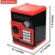 thumbnail image 3 of Mini alcancía electrónica ATM para niños, juguete para bebés, caja fuerte, caja de ahorro de dinero, cerradura con contraseña para niños, niños y niñas, el mejor regalo (rojo), 3 of 5