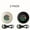 2PCS Black And White, variant on LED bathroom sound wireless speaker USB charging 400mAh button control comes with large suction cups