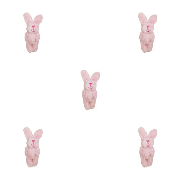 Monstrate Mini conejos conjuntos, colgante de ramo de conejito de peluche encantador y práctico para llavero, adornos de peluche, regalos de muñecas, Type2 NO2 Monstrate CBP274034