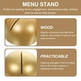 thumbnail image 2 of WHAMVOX Golden Plastic Table Name Card Holder for Weddings and Parties, 6pcs, Perfect for Storage and Display, 2 of 8