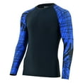 thumbnail image 3 of Mafoose Compression Long Sleeve Shirts Rash Guard Athletic T-Shirt for Sports Blue 3XL, 3 of 3