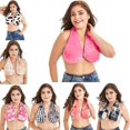 thumbnail image 3 of Towel Bra Bath Towel Hanging Neck Wrapped Bra Big Chest Hanging Neck Towel BraM, 3 of 5