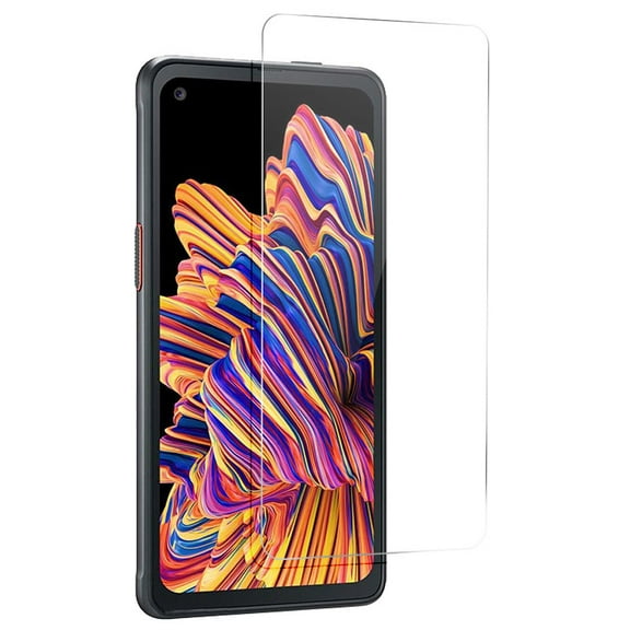 Tempered Glass for Galaxy XCover Pro, Nakedcellphone 9H Hard Clear Screen Protector Guard [Scratch/Crack Saver] for Samsung Galaxy XCover Pro (SM-G715)