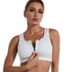 thumbnail image 1 of Sujetador deportivo de gran tamaño con cremallera frontal sin aro de acero fruncido Yoga Fitness running Lady ropa interior a prueba de golpes hermoso chaleco, 1 of 4
