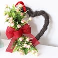thumbnail image 6 of Eoozwa Valentines Day Breath Hollow Heart Wreath with Bow Door Hanging Decor Plastic Multicolor Waterproof Indoor Outdoor Decoration, 6 of 6