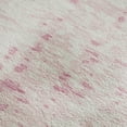 thumbnail image 2 of HomeRoots 675463 3 x 5 ft. Pink & Ivory Abstract Transitional Washable Machine Made Rectangle Area Rug with UV Protection, 2 of 9
