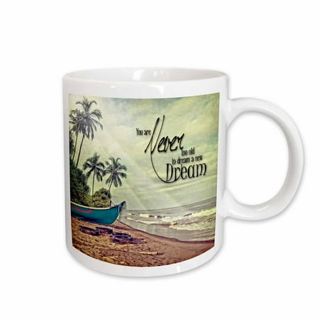 

3dRose Vintage Beach Ceramic Mug 11-ounce