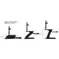 thumbnail image 3 of Mount-It! Sit Stand Workstation Standing Desk Converter With Monitor Mount Combo, Ergonomic Height Adjustable Tabletop Desk(MI-7913), 3 of 9