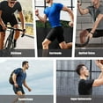 thumbnail image 3 of Men's Cool Dry Short Sleeve Compression Shirts Sports T Shirts Tops Athletic Workout Shirt, 3 of 8