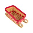thumbnail image 4 of Cesta de trineo, cuenco para dulces, cesta para guardar dulces navideños, centro de mesa, adorno de trineo, cesta de trineo, recipiente para bocadillos, 4 of 8