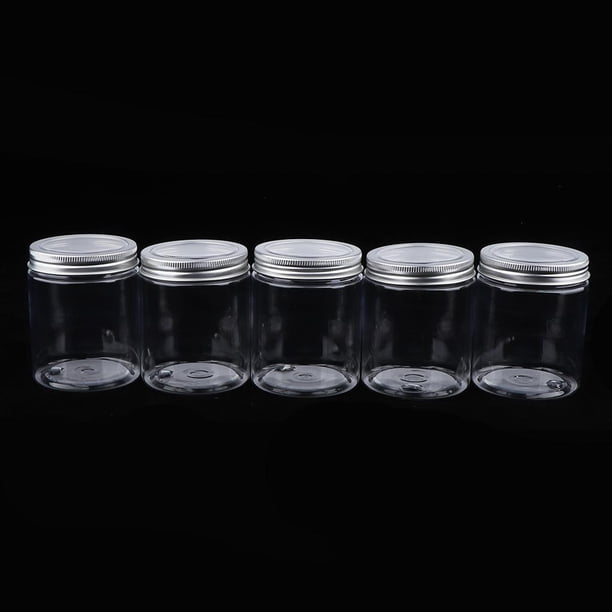 5 Tarros de Cosméticos Vacíos, Tarros de Maquillaje, Mascarilla de Mano, Botellas de Crema Facial para Ungüentos, Té Perfumado, Nueces 250ml