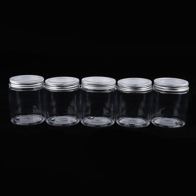 5 uds./pieza de cosméticos , tarro vacío, bote, crema, maquillaje, polvo, contenedor, botella 250ml shamjiam Frascos con tapas