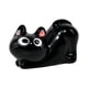 thumbnail image 2 of Figura de gato negro para mesa, decoración, estatua de resina, escultura animal para estante, sala de estar Estilo E, 2 of 9