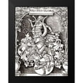 thumbnail image 2 of Durer, Albrecht 15x18 Black Modern Framed Museum Art Print Titled - Coat Of Arms Of Johann Tscherte, 2 of 5