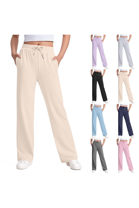 Kids Soft Long Length Slim Leg Pants, Girls Fall and Winter Pants, Girls and Childrens Casual Sports Trendy Drawstring Jogger Pants Sweatpants Lightweight for 3-13Years Pink, 11-12 Years