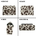 thumbnail image 5 of Pzuqiu Cow Print Crossbody Bags Leather Women Soft Versatile Lightness Quilted Leather Crossbody Bags for Women with Chain Strap Fashion for Daily Use and Travel, 5 of 7