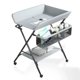 thumbnail image 2 of Diaper-Changing Table Baby Care Desk Multifunctional Foldable Massage Touch Newborn Baby Bath Bed Change Diaper-Changing Table My Lux Decor Round, 2 of 15