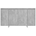 thumbnail image 3 of vidaXL Sideboard Concrete Grey 135x41x75 cm Engineered Wood, 3 of 5