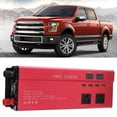 thumbnail image 3 of Yctze Power Inverter Power Inverter Modified Sine Wave 12V/24V To 110V 60HZ 900W 3 AC Outlets 4 USB Ports For Phone Tablet, 3 of 8