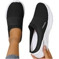 thumbnail image 4 of Bovxnpu House Slippers for Women Casual Indoor/Outdoor Shoes, Women's Casual Summer Closed Toe Breathable Half-Slipper Slippers Comfy Indoor House Shoes, 4 of 4