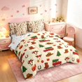 thumbnail image 2 of Manfei Rustic Western Christmas 7-Piece Twin Bedding,Farmhouse Horse Bull Skull Bedding Comforter Set,Yellow Orange,Christmas Reversible, 2 of 6
