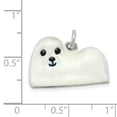 thumbnail image 3 of FB Jewels Sterling Silver Enameled Maltese Charm, 3 of 5
