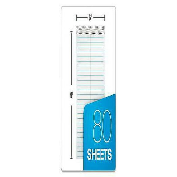 2PK TOP25774 Steno Pads, Gregg Rule, Tan Cover, 80 White 6 x 9 Sheets
