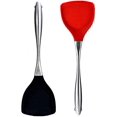 thumbnail image 2 of Espátula de silicona de 2 piezas, caucho antiadherente flexible premium resistente al calor de 600 °F, utensilio de cocina para cocinar/hornear Adepaton WMZL-803-2, 2 of 8