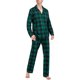 thumbnail image 2 of Conjunto de pijamas navideños a juego para toda la familia: camisa de manga larga a cuadros y pantalón con cintura elástica., 2 of 10