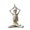 White-1, variant on Halloween Yoga Pose Skeleton Statue Decor, Resin Gothic Meditation Skeleton Figurine for Party Graveyard Haunted House, Yoga Skeleton Ornament for Desk Table Display
