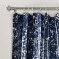 thumbnail image 2 of Lush Decor Floral Navy Rod Pocket Window Panel Curtains, 52" x 95" (2 Panels), 2 of 10