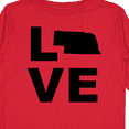 thumbnail image 4 of Inktastic Love Nebraska Boys or Girls Long Sleeve Toddler T-Shirt, 4 of 5