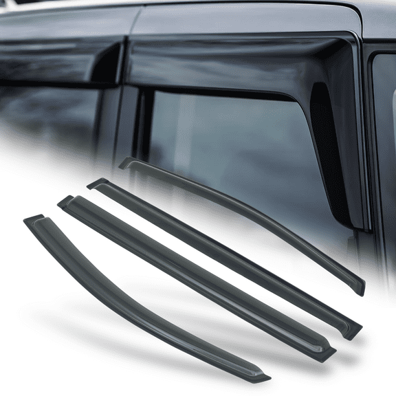 M-AUTO 4Pcs Smoke Window Visor Shade Vent Wind Rain Deflector Guard for 2011 2012 2013 2014 2015 2016 2017 Toyota Sienna