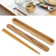 thumbnail image 1 of Wooden Chopsticks Student Tableware Set Gift Chopsticks Box Travel Portable Wooden Chopsticks Set, 1 of 7