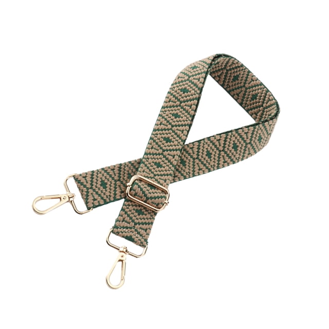 Guardurnaity Bolso Cinturón ancho Bolso cruzado Correa Reemplazo Mensajero extraíble Correas de cincha desmontables Beige Type2 NO2