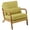 Olive Green, variant on Hassch Corduroy Accent Chair in Olive Green, Modern Low-Arm Upholstered Armchair with Thick Cushion & Lumbar Pillow, Comfortable Lounge Chair for Living Room, Bedroom & Small Spaces