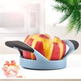thumbnail image 3 of Matsuzay Divisor de frutas, rebanador de acero inoxidable, divisor de 8 secciones, descorazonador de Metal, borde afilado, utensilio de cocina Herramientas y accesorios para hornear, 3 of 6