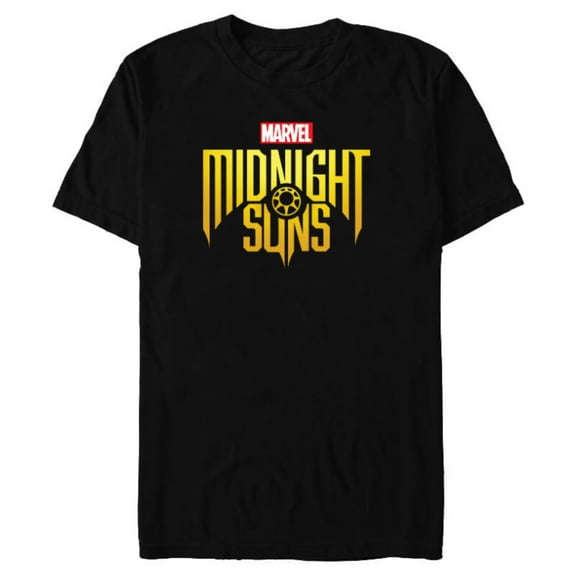 Marvel Midnight Suns Gamerverse Title Logo - Short Sleeve Blended T-Shirt for Adults - Customized-Black