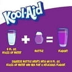 Kool-Aid Liquid Grape Artificially Flavored Soft Drink Mix 1.62 fl oz Bottle (Pack of 4)